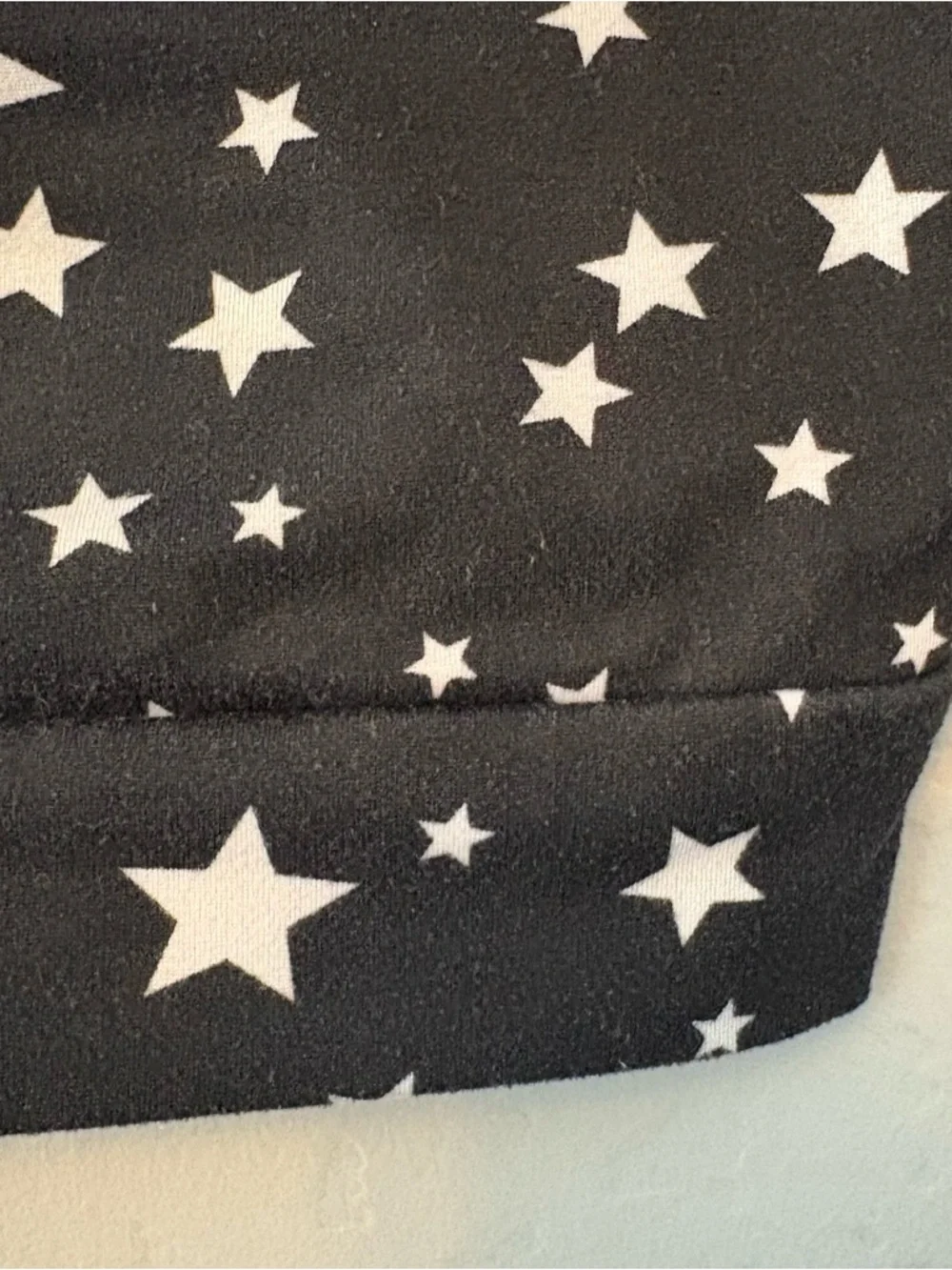 Willa B black and white star print racerback dance gymnastics outfit size 2/3